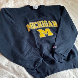 Champion Michigan crewneck sweater